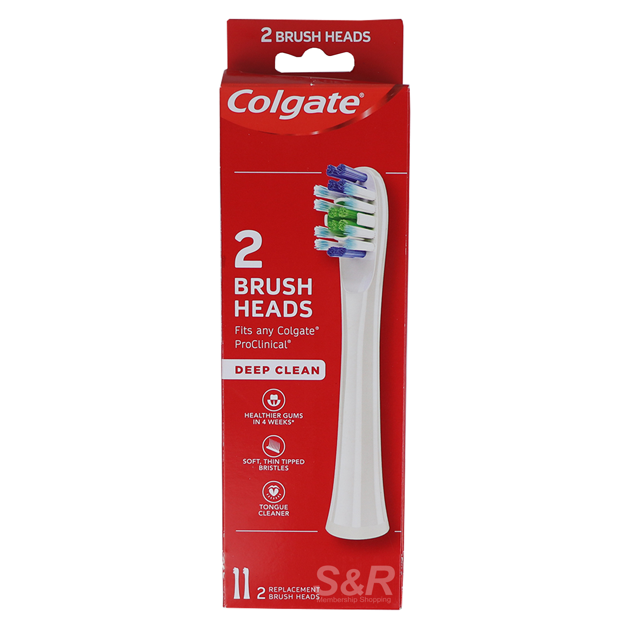 Colgate Replacement Brush Heads Refill 2pcs
